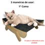 Imagem de Arranhador e Cama Rampa para gatos 3 em 1 Protetor de Sofá