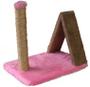 Imagem de Arranhador Mini Poste Com Triângulo - Rosa Bebê
