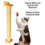 Imagem de Arranhador Parede Para Gatos Vertical Canto Em Sisal Poste Corda Pet casa Brinquedo