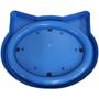 Imagem de Arranhador Redondo Gato com Bolinha Anti Stresse Brinquedo Cat Relax Pop Azul Furacão Pet 0829