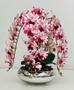 Imagem de Arranjo De Flores Orquídeas 3D Toque Real Com Vaso - Cris