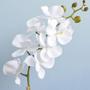Imagem de Arranjo de Orquídea Branca Artificial no Vaso Rose Gold