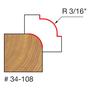 Imagem de Arredondando Bit Freud 34-108: raio de 4,76 mm