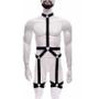 Imagem de Arreio body harness figurino masculino corpo inteiro ligas elastico