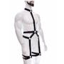 Imagem de Arreio body harness figurino masculino corpo inteiro ligas elastico