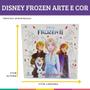 Imagem de Arte e Cor Frozen Livro para Colorir Infantil Culturama