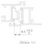 Imagem de Articulação Pivô Para Janela Maxim-ar 6cm PIV04 -  Kit 1 Par