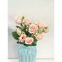 Imagem de Artificial Rose Flores De Seda Falso Floral Para Festa De Casamento Decoração De Casa MT1113-1