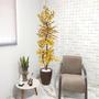 Imagem de Arvore artificial Ficus Amarelo Figueira Grande Vaso Decoração