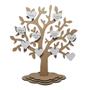 Imagem de Arvore com 10 Plaquinhas Coração Decorativa com Base Mdf 4mm Madeira 