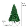 Imagem de Árvore de Natal 1,80m  600 Galhos Grande  Pinheiro Cheia