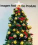 Imagem de Árvore De Natal 60 Enfeites Natalinos Bolinhas Festão Pisca