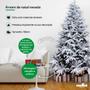 Imagem de Árvore de Natal Andes 180cm 1700 Hastes Nevada Elegância Natalina