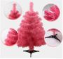 Imagem de Árvore de Natal Artificial S-SSOY - 90cm com Suporte Rosa