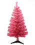 Imagem de Árvore de Natal Artificial S-SSOY - 90cm com Suporte Rosa