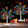 Imagem de Árvore de Natal Artificial TURNMEON 45cm com 48 Luzes - Pacote com 2