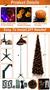 Imagem de Árvore de Natal Árvore de Halloween TURNMEON 6 Ft 60 LED Tinsel