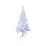 Imagem de Árvore De Natal Branca 150cm 220 Galhos Pinheiro Com Base