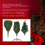 Imagem de Árvore de Natal Branca 2,10 600 Galhos Pinheiro Grande Cheia Luxo  - Br