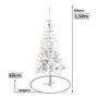 Imagem de Árvore De Natal Canadense Branco 1,50m Pinheiro 219 Galhos
