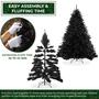 Imagem de Árvore de Natal Casafield Black Spruce de 1,4 m com suporte de metal