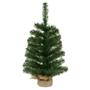 Imagem de Arvore de Natal Com Base Juta Com 68 Tips Verde 60cm