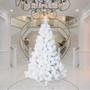 Imagem de Árvore De Natal Cor Branca Pinheiro De Luxo 2.10m 566 Galhos A0121B