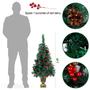 Imagem de Árvore de Natal de 4 Pés com 120 Luzes LED - Pacote com 1