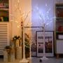 Imagem de Árvore de Natal de 4 Pés com 96 LEDs - Pacote com 2 Unidades SANJICHA