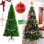 Imagem de Arvore De Natal Decoração Pinheiro Verde 750 Galhos Super Cheia 180Cm