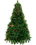 Imagem de Árvore De Natal Decorada Alpina 120 Cm Verde Magizi