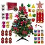 Imagem de Arvore de Natal Decorada Decoração Pisca Pisca e Acessórios 110V