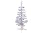 Imagem de Árvore de Natal Fibra Ótica Branca 90cm com Bolas