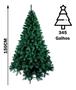 Imagem de Árvore De Natal Luxo Pinheiro Fácil 150 Cm Montar 345 Galhos - Magizi