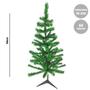 Imagem de Árvore de Natal Pinheiro 90cm Decorativa 50 Hastes Verde