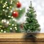 Imagem de Árvore De Natal Pinheiro De Mesa Luxo 60cm Cor Verde 35 Galhos