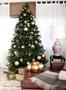 Imagem de Árvore De Natal Pinheiro Grande Luxo Cheia E Gorda Linda 1,80 400 Galhos
