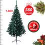 Imagem de Árvore de Natal Pinheiro Tradicional 1,50 metros 380 galhos Luxo Cheia Premium