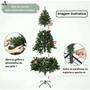 Imagem de Árvore De Natal Pinheiro Verde 2,10 Grande E Cheia  Luxo  1000  galhos