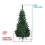 Imagem de Arvore de Natal Pinheiro Verde Natalino 1 metro e 50 centimetros 346 Galhos Decoraçao Casa Festas