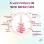 Imagem de Arvore de Natal Rosa com 1,80 Metros e 320 galhos Papai Noel-Wincy Natal