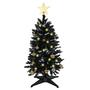 Imagem de Árvore de Natal Sunshine Black 90cm com luz com enfeites