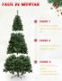 Imagem de Árvore de Natal verde 1,80m 800 Galhos - AZ Shopping