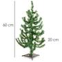 Imagem de Árvore Natal Artificial Natalina De Mesa 60cm Com 50 Galhos