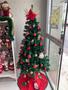 Imagem de Árvore Natal decorada 1,80m - bolas, boneco pano, tapete e pisca