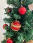 Imagem de Árvore Natal decorada 1,80m - bolas, boneco pano, tapete e pisca