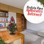 Imagem de Árvore Natal Decorada Pequena Pisca + Enfeites Apartamento
