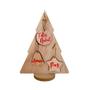 Imagem de Arvore Natal Pegboard Enfeite Decorativo Fibra Com Pendentes Ref.8182