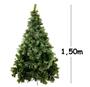 Imagem de Árvore Pinheiro De Natal Modelo Luxo 1,50m Verde Green 260 Galhos A0315N