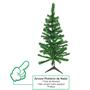 Imagem de Árvore Pinheiro de Natal Tradicional Verde Pinheirinho Canadense Natalino 80 Galhos 90cm